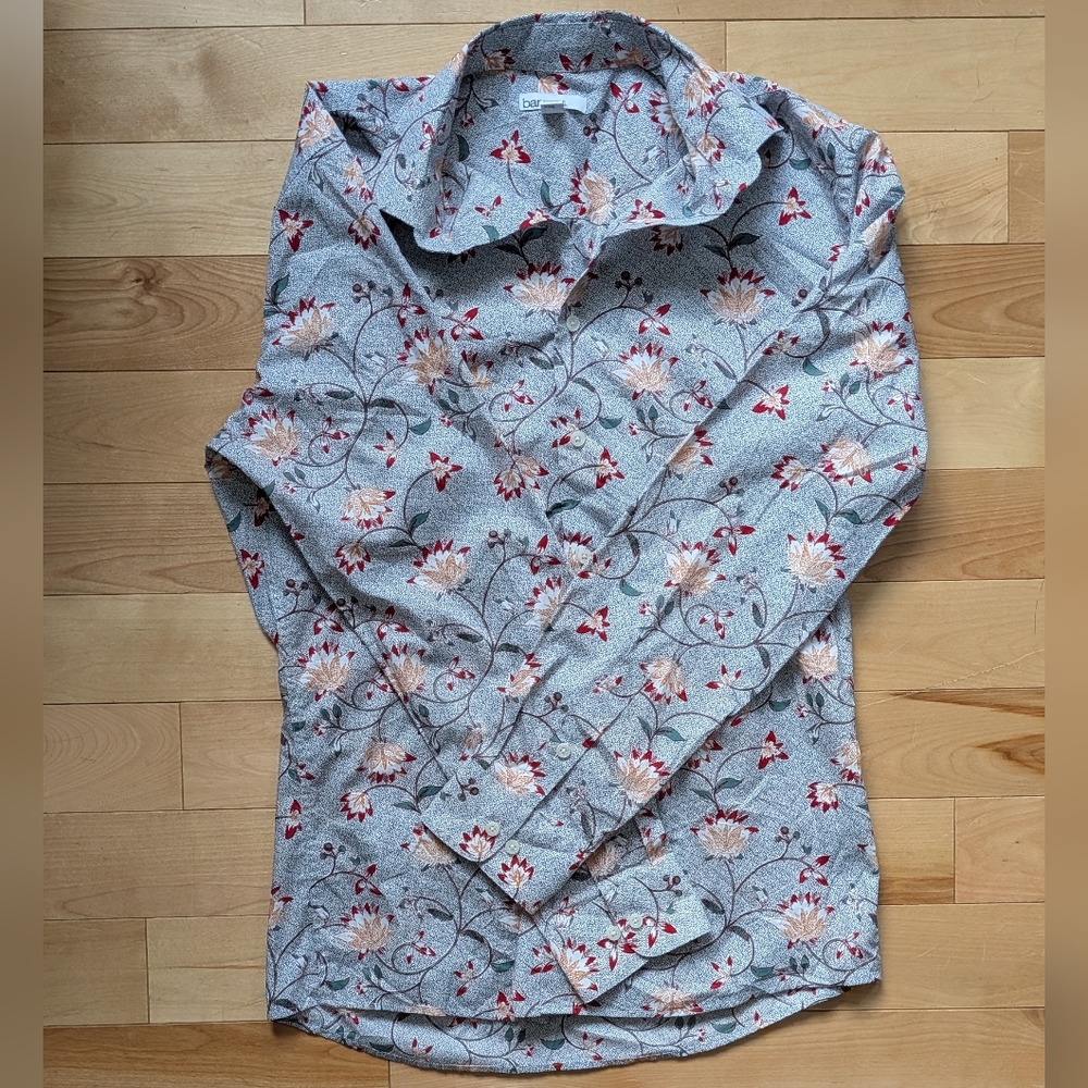 Bar III Multicolor Floral Dress Shirt